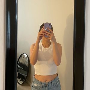 White White Fox Boutique Crop Top - Size S